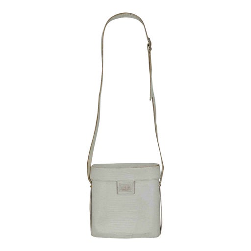Leather bucket bag
