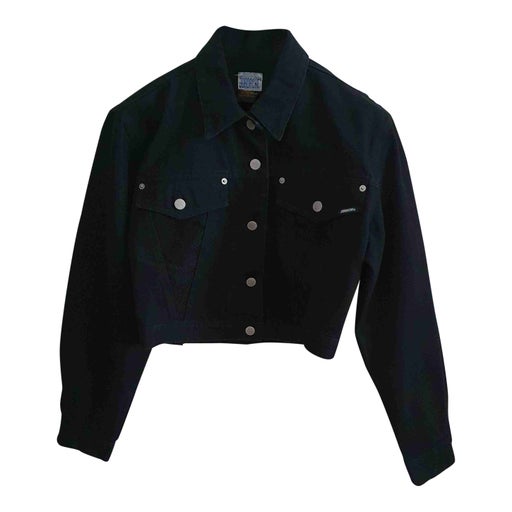 Denim and mesh jacket