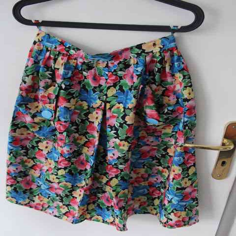 Cotton skater skirt