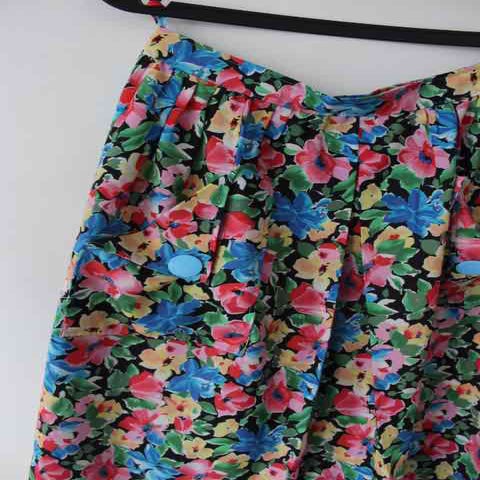 Cotton skater skirt