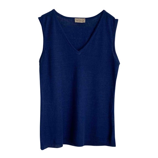 Linen sleeveless top