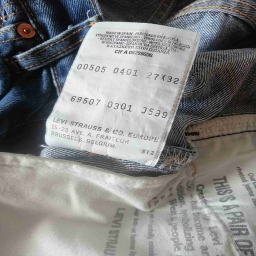 Levi's 505 W27L32 jeans