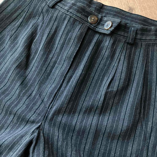 Straight striped pants
