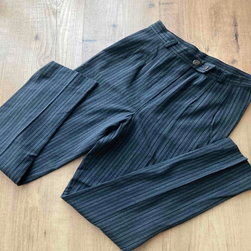 Straight striped pants