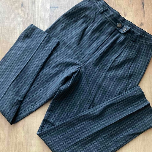 Straight striped pants
