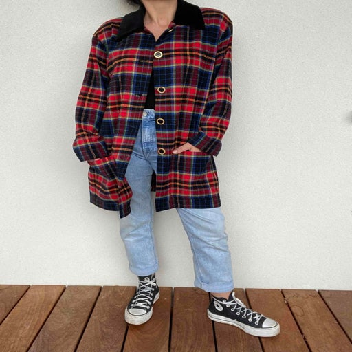Long cotton jacket
