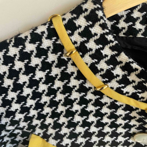 Houndstooth jacket,
