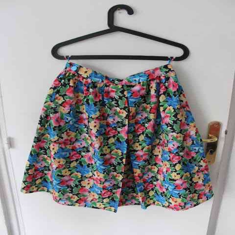 Cotton skater skirt