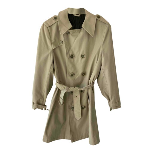 Belted trench coat