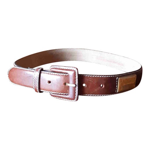 Leather belt