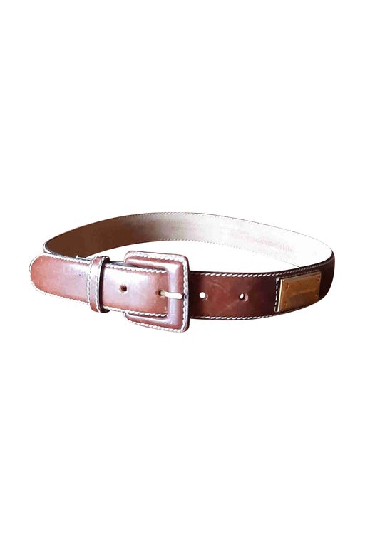 Leather belt