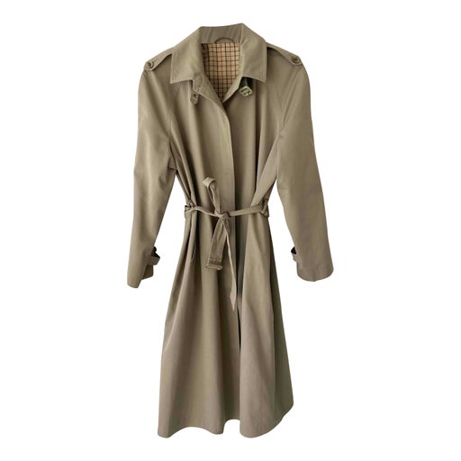 Belted trench coat