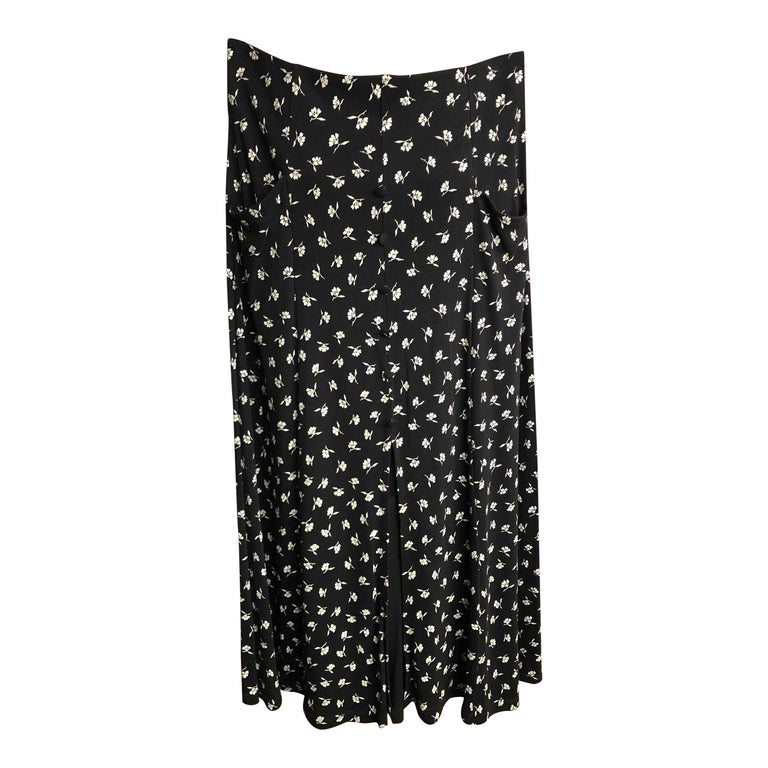 Long floral skirt