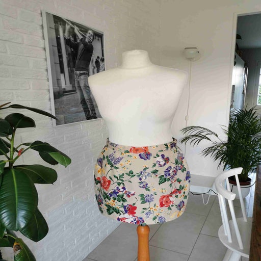 Mini-jupe en coton