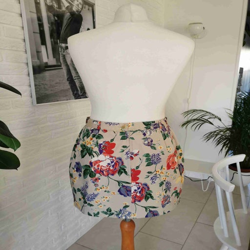 Mini-jupe en coton