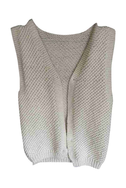 Sleeveless wool vest