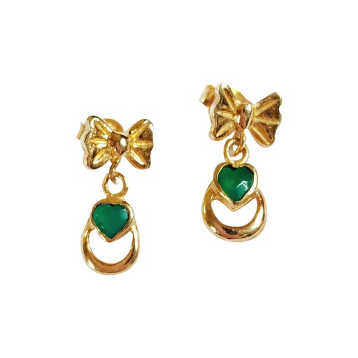 Gold plated earrings