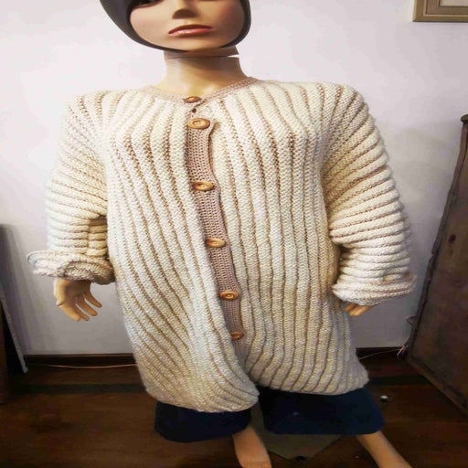 Long wool jacket