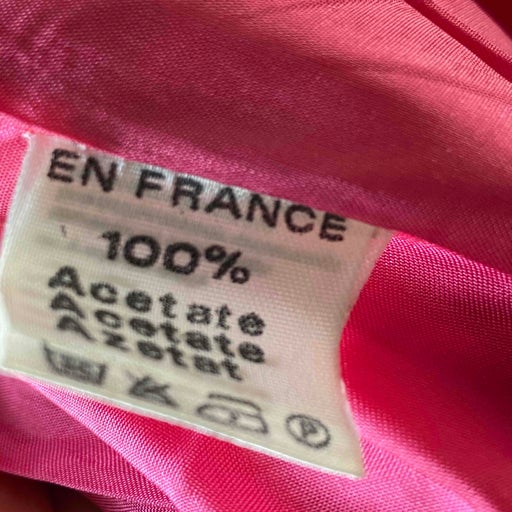 Long fuchsia coat
