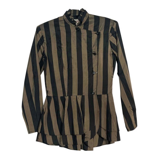 Lurex and silk blouse