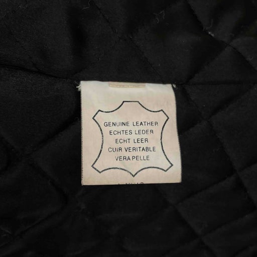Leather safari jacket