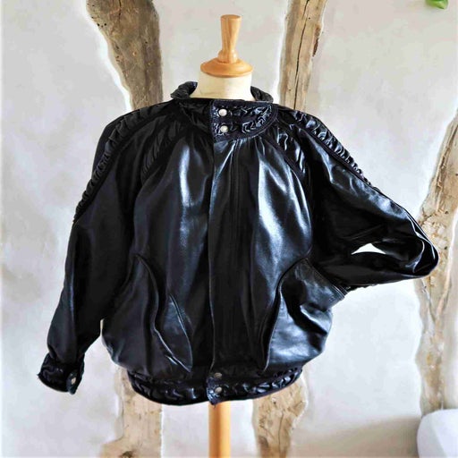 Leather blouse