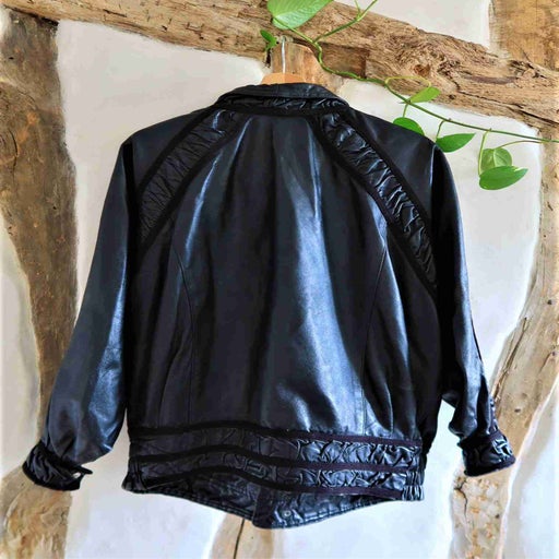 Leather blouse