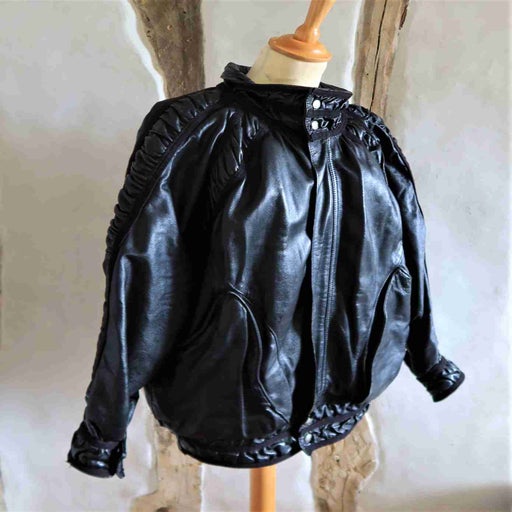 Leather blouse