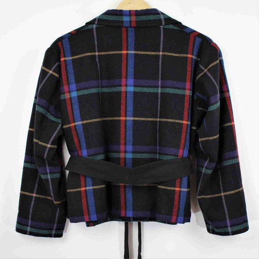 80's plaid jacket