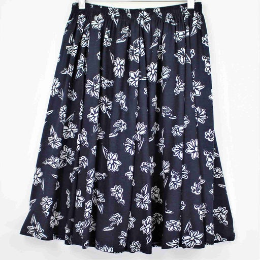 Floral midi skirt