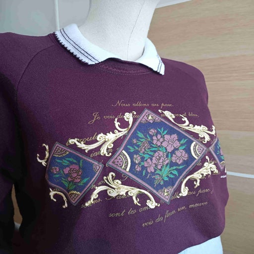 Polo neck sweatshirt