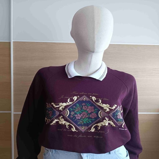 Polo neck sweatshirt