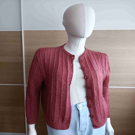 Ribbed cardigan