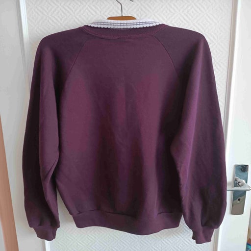 Polo neck sweatshirt