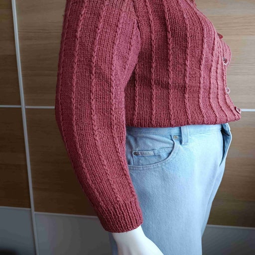 Ribbed cardigan