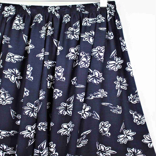 Floral midi skirt