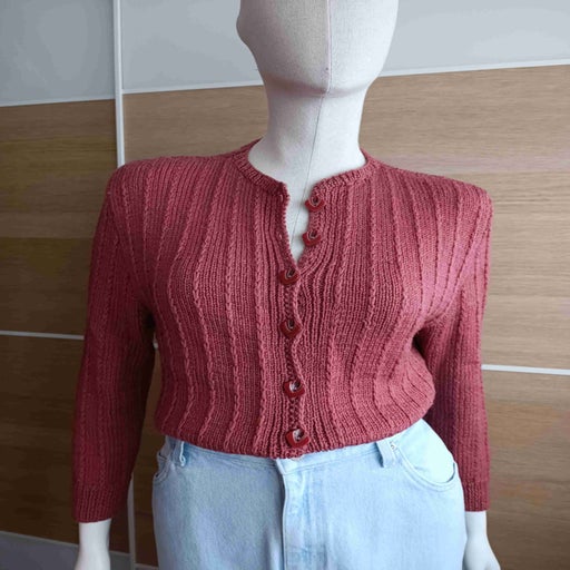 Ribbed cardigan
