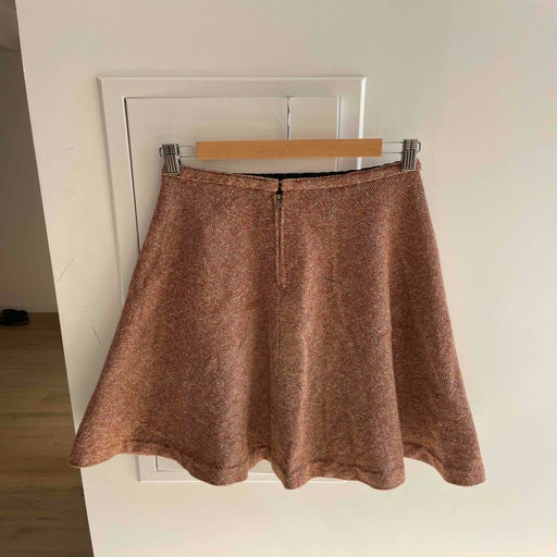 Wool skater skirt