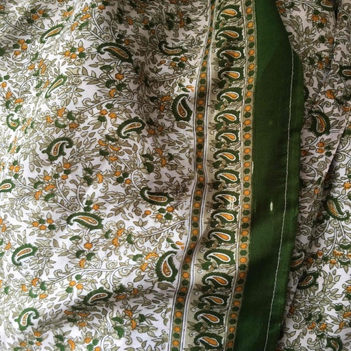 Silk wrap skirt