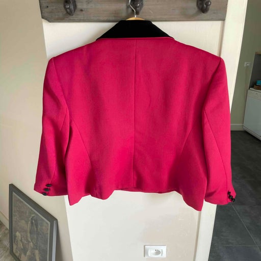Velvet collar blazer