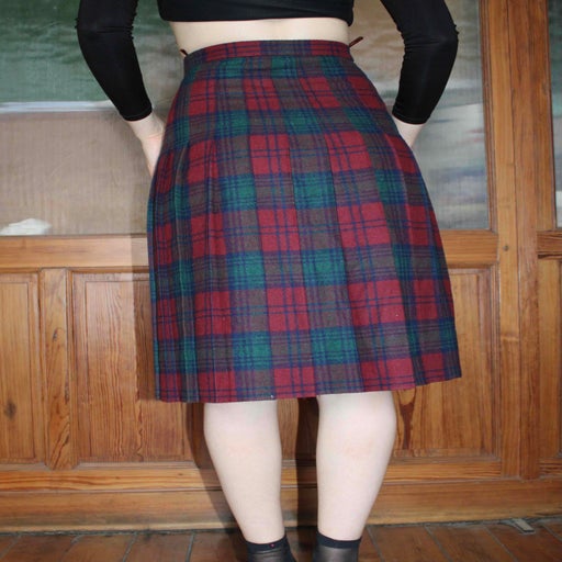 60's tartan skirt