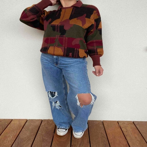 Camouflage sweater