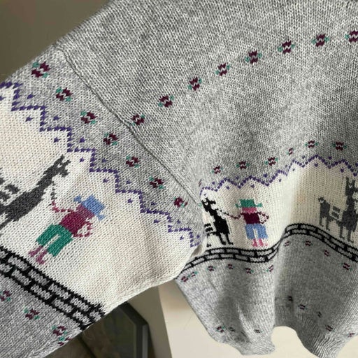 Patterned wool sweater