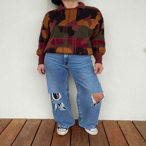 Camouflage sweater