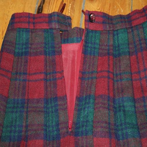 60's tartan skirt