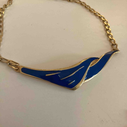 Enamel Pendant Necklace