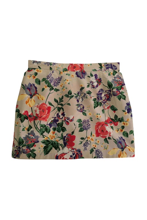 Cotton mini skirt