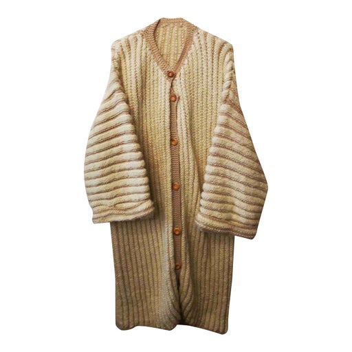 Long wool jacket
