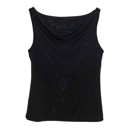 Metallic patterned top