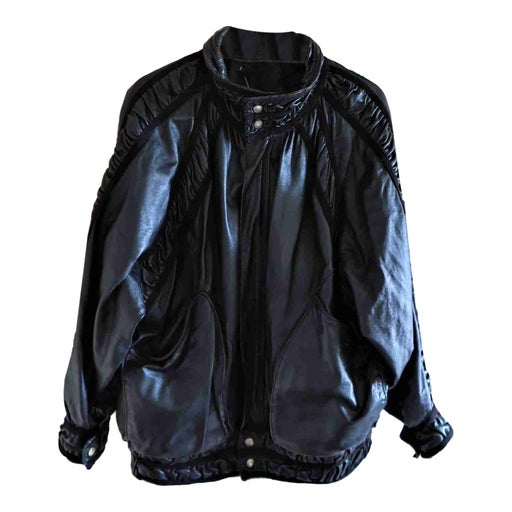 Blouse en cuir